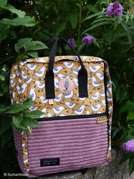 Canvas - Garden Stories - by Emjo Design - Vögel gelb